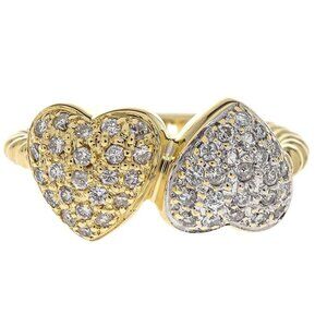 Ring 18K Gold Diamond #52 Jewelry 155803